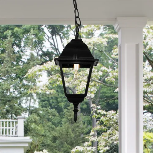 Уличный подвесной светильник Fuga H черный 35148/H - фото 2