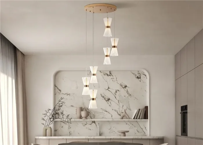 Подвесной светильник Freya FR5438PL-L6G (Золото) - фото 7