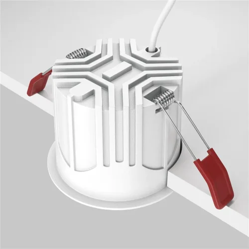 Встраиваемый светильник Альфа / Alfa LED 15 Вт 4000 К 36° (Белый) DL043-01-15W4K-RD-W - фото 11