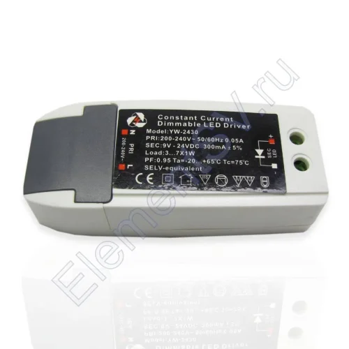 Светодиодный драйвер диммируемый A007DTI-01, LD103 (7W, 15-24V, 280-300mA) - фото 2.