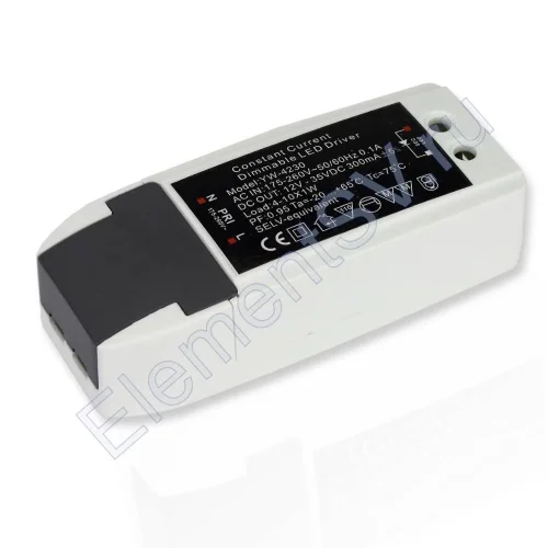 Светодиодный драйвер диммируемый A007DTI-01, LD103 (7W, 15-24V, 280-300mA) - фото.