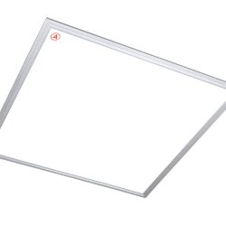 Светодиодная панель 595x595x10 мм 38 Ватт с серой рамкой 6000К с Бап-1