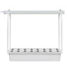 ULT-P44B-10W-SPSB IP40 AQUA SIMPLE WHITE Набор для гидропоники Минисад AQUA SIMPLE, светильник для растений светодиодный с подставкой, Спектр для рассады и цветения, Белый, TM Uniel - фото 2