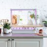 ULT-P44B-10W-SPSB IP40 AQUA SIMPLE WHITE Набор для гидропоники Минисад AQUA SIMPLE, светильник для растений светодиодный с подставкой, Спектр для рассады и цветения, Белый, TM Uniel - фото 5