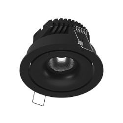 Корпус светильника потолочный встраиваемый наклонный, COMBO10-BL, Черный, IP20, COMBO10-BL 003956