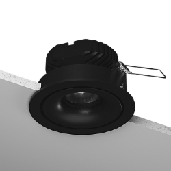 Корпус светильника потолочный встраиваемый наклонный, COMBO10-BL, Черный, IP20, COMBO10-BL 003956