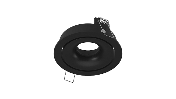 Корпус светильника потолочный встраиваемый  наклонный, COMBO10-BL, Черный, IP20, COMBO10-BL. Фото 4