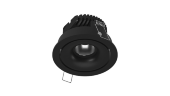 Корпус светильника потолочный встраиваемый  наклонный, COMBO10-BL, Черный, IP20, COMBO10-BL - фото
