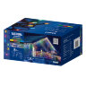 ULD-B5007-300-TBK MULTI IP67 Бахрома светодиодная с эффектом мерцания, 5м, Соединяемая, 300 светодиодов, Красный, желтый, синий, зеленый свет, Провод черный, TM Uniel - фото 14