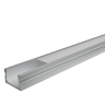 Профиль алюминиевый накладной WOLTA WAP-S-16/6/2000-A серый 6х16х2000мм - фото 1.