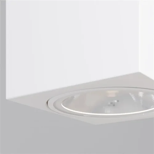 Настенный светильник Блок / Block 3000K 5Вт IP 65 (Белый) O507WL-L5W3K - фото 2