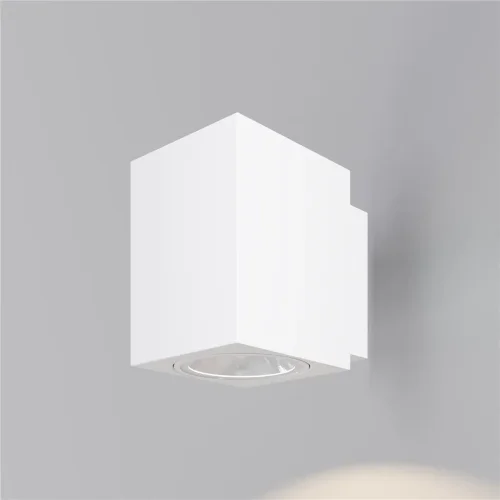 Настенный светильник Блок / Block 3000K 5Вт IP 65 (Белый) O507WL-L5W3K - фото 3