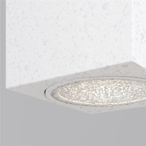 Настенный светильник Блок / Block 3000K 5Вт IP 65 (Белый) O507WL-L5W3K - фото 4