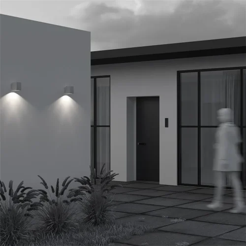 Настенный светильник Блок / Block 3000K 5Вт IP 65 (Белый) O507WL-L5W3K - фото 5