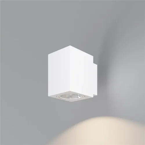 Настенный светильник Блок / Block 3000K 5Вт IP 65 (Белый) O507WL-L5W3K - фото 8