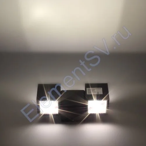 Светодиодный светильник настенный 1392L UC203 (220V, 2х4W, warm white) - фото 6.