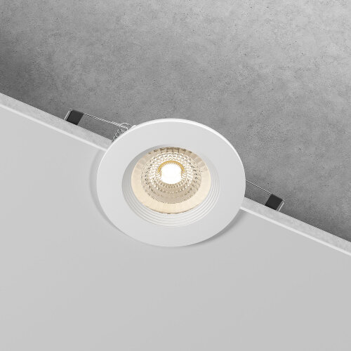 Светильник встраиваемый City GU10 белый IP44 - фото 1