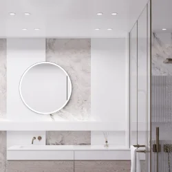 Светильник встраиваемый City GU10 белый IP44 25060/01 (070142)