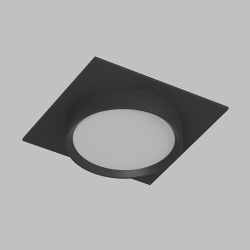Встраиваемый светильник Denkirs FLAT | ФЛЭТ DK2091-BK. Фото 2