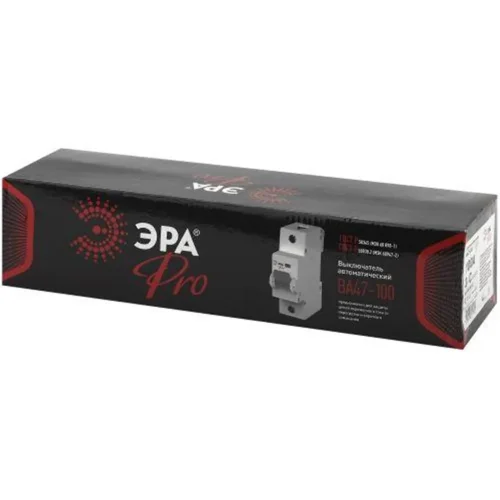 Выключатель автоматический модульный 3п C 100А ВА47-100 Pro NO-901-31 ЭРА Б0031792 - фото 2
