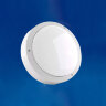 ULW-K13A 10W/5000K IP65 WHITE Светильник светодиодный влагозащищенный. Круг. Белый свет (5000K) 1200Лм. 150X60мм. Корпус белый. ТМ Uniel - фото