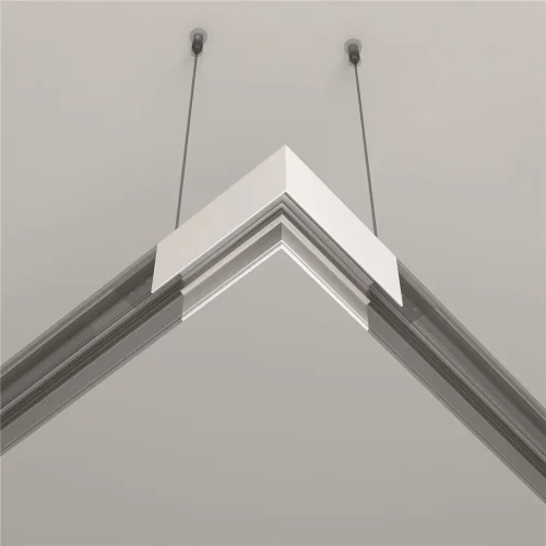 Коннектор угловой Exility накладной белый (Белый) - фото 5