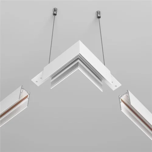 Коннектор угловой Exility накладной белый (Белый) - фото 9