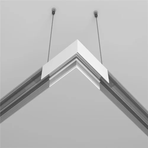 Коннектор угловой Exility накладной белый (Белый) - фото 10