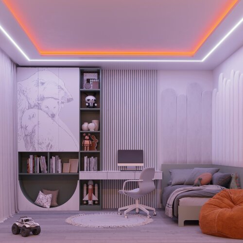 Светодиодная лента RT-H120-10mm 24V RGBW-Day-4-in-1 (25 W/m, IP20, 4040, 5m) (Arlight, Открытый) - фото 12