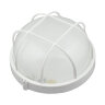 ULW-K22B 12W-4000K IP54 WHITE Светильник светодиодный влагозащищенный, Круг с решеткой, Белый свет 4000K, 1200Лм, Диаметр 188мм, Корпус белый - фото 1
