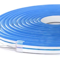 NeonLine ELF PVC интерьерный, боковой изгиб, 12В, IP53, 6мм, 1м, кратность реза 1см, синий