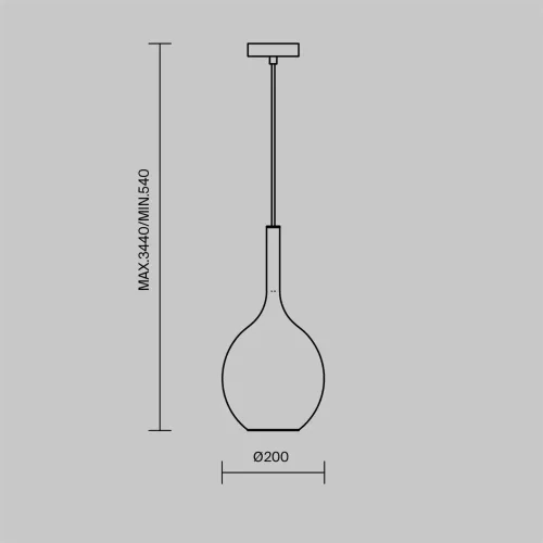 Подвесной светильник Duality E27х1 (Черный) - фото
