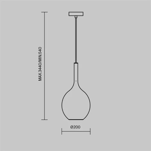 Подвесной светильник Duality E27х1 (Черный) - фото 3
