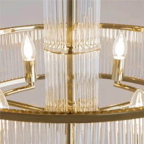 Подвесной светильник Frame E14х6 (Золото) - фото 13