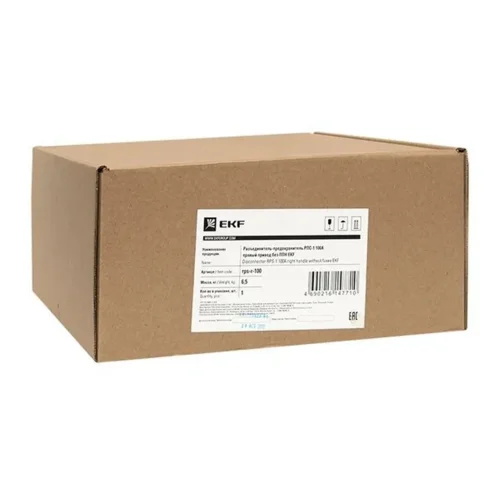 Разъединитель-предохранитель РПС-1 100А правый привод без ППН Basic EKF rps-r-100 - фото 2