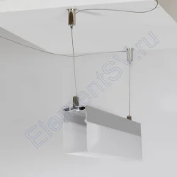 Алюминиевый профиль 204 (2000х35х61,5мм с рассеивателем)