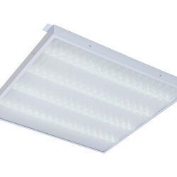 Универсальный офисный светодиодный светильник Грильято 40 Вт IP20 580x580x40 мм 6000K Призма