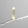 Гирлянда Нить с Колпачком 10м Шампань 24В, 100 LED, Провод Прозрачный ПВХ, IP65. Фото 2.