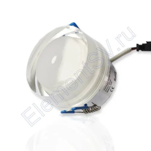 Светодиодный светильник точечный RW cree (3W, Green) - фото.