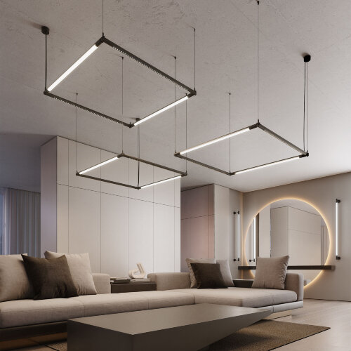 Module System Набор подвеса угловой с вводом питания (черный) - Фото 3