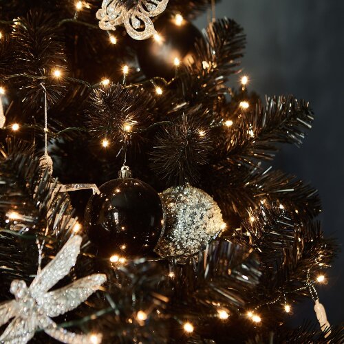 UDL-S0500-050-DGA WARM WHITE IP20 MINI Гирлянда с контроллером, 5м, 50 миниламп накаливания, Теплый белый свет, Провод зеленый, TM Uniel - фото 6