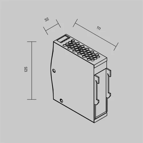 Источник напряжения PSL015 24В 75Вт IP 20 821011 (Серебро) - фото 2