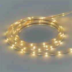 Светодиодная Лента LTC Герметичная Тепло-Белая 220В, SMD2835, 24LED/м, 2700К, IP65, Бухта 100м