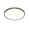 DK6524-BK Накладной светильник THIN, IP40, 50W, 3000K/4000K/6500K, переключатель цветовой температуры на корпусе, черный, полимер. Фото 4