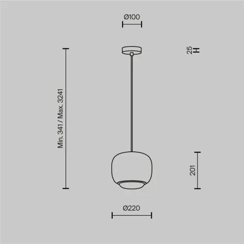 Подвесной светильник Brio 3000К 12Вт (Черный) - фото 6