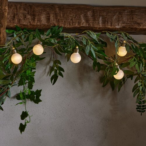 ULD-S1800-010-STB-3AA WARM WHITE IP20 BULBS Гирлянда светодиодная Лампочки, на батарейках 3AA не в-к, 1.8м, 10 светодиодов, Теплый белый свет, Провод прозрачный, TM Uniel - фото 5