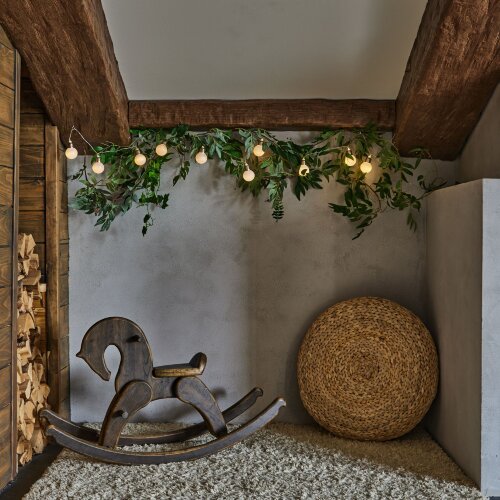 ULD-S1800-010-STB-3AA WARM WHITE IP20 BULBS Гирлянда светодиодная Лампочки, на батарейках 3AA не в-к, 1.8м, 10 светодиодов, Теплый белый свет, Провод прозрачный, TM Uniel - фото 3