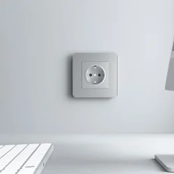 Рамка из металла на 1 пост Platinum алюминий W0012606