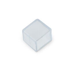 UCW-K10 CLEAR 025 POLYBAG Изолирующий зажим заглушка для светодиодной ленты 220В, 10x7мм, цвет прозрачный, 25 штук в пакете, TM Uniel