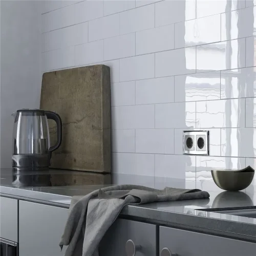 Рамка из стекла на 2 поста Diamant черный W0021208 - фото 4